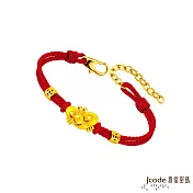 j’code真愛密碼金飾 有錢(鉗)人硬金編織手鍊