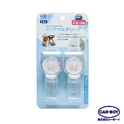 【日本CAR-BOY】透明冰箱抽屜安全鎖扣2x3組(防止任意開關及夾傷/可安裝於各式櫥櫃、抽屜、冰箱…等)