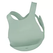 土耳其minikoioi-X型立體矽膠圍兜- 抹茶綠