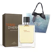 HERMES 愛馬仕 TERRE dHermes大地男性淡香水(100ml)-贈禮品袋-國際航空版