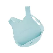 土耳其minikoioi-X型立體矽膠圍兜- 礦岩藍