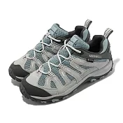 Merrell 登山鞋 Alverstone 2 GTX 女鞋 灰 藍 防水 越野 戶外 郊山 低筒 ML037038