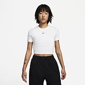 Nike Sportswear Essential 短版 女短袖上衣-白-FB2874100 M 白色