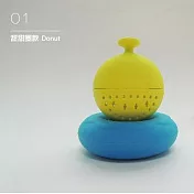 【設計小人】小人愛找茶泡茶器(甜甜圈藍綠)