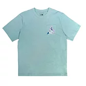 The North Face M S/S MTN POCKET TEE - AP 男 短袖上衣 淺藍-NF0A81MVLV2 S 藍色