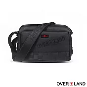 OVERLAND - 美式十字軍 - LOGO浮印格紋拼接斜背包(小/S) - 5709