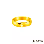 J’code真愛密碼金飾 認定你黃金男戒指