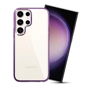 VOORCA for Samsung Galaxy S23 Ultra 防護防指紋軍規保護殼 紫色
