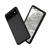 犀牛盾 Google Pixel 6a (6.1吋) SolidSuit 防摔背蓋手機保護殼-碳纖維紋路