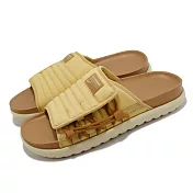 Nike 拖鞋 Asuna 2 Slide 男鞋 女鞋 土黃 棕 麵包拖 可調整 抽繩 DX6865-700 26cm WHEAT GOLD/TEAM GOLD