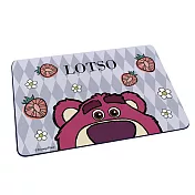 【Disney 迪士尼】軟式珪藻土地墊 菱格系列 熊抱 瑪麗貓 (60*40*0.5cm) 菱格熊抱哥