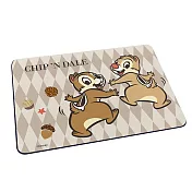 【Disney 迪士尼】軟式珪藻土地墊 菱格系列 熊抱 瑪麗貓 (60*40*0.5cm) 菱格奇奇蒂蒂