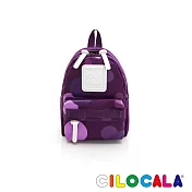 CILOCALA 限量版亮彩尼龍防潑水MARBLES後揹包-迷你 紫