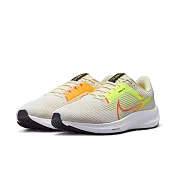 Nike AIR ZOOM PEGASUS 40 男慢跑鞋-米黃-DV3853101 US9 白色