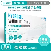 怡適敷EASTDERM -水凝膠傷口敷料 (5片入黏貼範圍160mm x 60mm)1盒入-M長