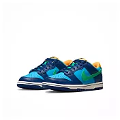 Nike DUNK LOW  (GS) 中大童休閒鞋-藍綠-DV1693401 US4.5 藍色