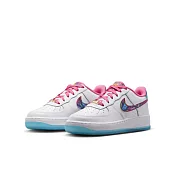 Nike AIR FORCE 1 (GS) 中大童休閒鞋-白彩-DZ4883100 US4 白色