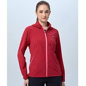 【荒野wildland】女N66彈性透氣抗UV功能外套瑪瑙紅色 S 瑪瑙紅色