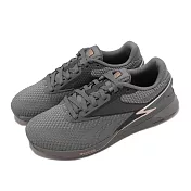 Reebok 訓練鞋 Nano X3 女鞋 灰 玫瑰金 舉重 健身 重訓 支撐 穩定 運動鞋 HP6053