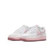 NIKE AIR FORCE 1 (GS) 中大童休閒鞋-白粉-CT3839107 US5 白色