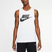 NIKE AS M NSW TANK ICON FUTURA 男背心上衣-白-AR4992101 M 白色