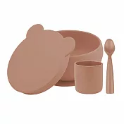 土耳其minikoioi-小美食家碗杯匙3件組 可可棕