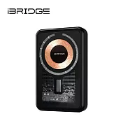 iBRIDGE 10000mAh 磁吸支架式行動電源 黑