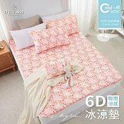《DUYAN 竹漾》Cool-Fi 瞬間涼感6D冰涼墊 / 單人 / 野莓小兔