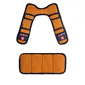 DR.AIR DIY多用途氣墊可調式減震釋壓雙肩背帶墊+DR.AIR 背包用氣墊護腰墊 香檳