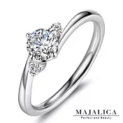 Majalica純銀戒指925純銀女戒 守護愛情 PR6022 4 美國圍4號
