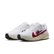 NIKE W AIR ZOOM PEGASUS 40 PRM ANY 女慢跑鞋-白紅-FB7703100 US7 白色