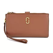 MARC JACOBS THE J MARC 多功能手掛式萬用長夾- 棕