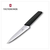 VICTORINOX 瑞士維氏 Swiss Modern 小廚房刀 黑 6.9013.15B