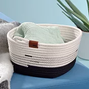 《KELA》Hedda編織收納籃 | 整理籃 置物籃 儲物箱 - 25cm