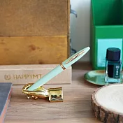 (免費客製化)HAPPYMT開心鋼筆金夾 裏柳 筆尖-F 裏柳