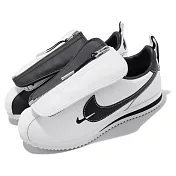 Nike 休閒鞋 Wmns Cortez 女鞋 男鞋 黑 白 皮革 陰陽 紀念款 阿甘鞋 FJ7870-101 23cm WHITE/BLACK
