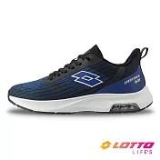 【LOTTO 義大利】男 SPEEDRIDE 601 氣墊跑鞋- 25.5cm 藍/白