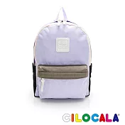 CILOCALA 限量版亮彩尼龍防潑水COMBI後揹包-中大 薰衣草紫