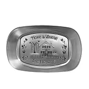 Beroso倍麗森復古北歐風立體壓紋野餐盤-兩款任選 家園款