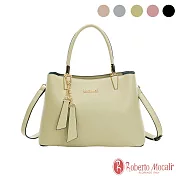 Roberto Mocali - 義大利諾貝兔典雅兔兔流蘇托特手提肩斜背包-共5色 淺綠