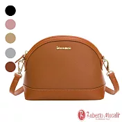 Roberto Mocali - 義大利諾貝兔簡約輕巧小貝殼肩斜背包-共5色 灰藍