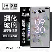 google pixel 7a 超強防爆鋼化玻璃保護貼 (非滿版) 螢幕保護貼 強化玻璃 9h 0.33mm 透明