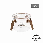 【Naturehike】凌沃便攜可折疊PVC透明水桶 10L SJ040