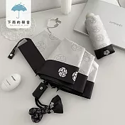 【下雨的聲音】晴雨兩用法式復古小香風山茶花折疊傘  手動款