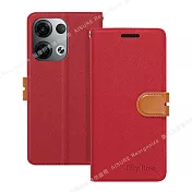 CITY For OPPO Reno 8 Pro 5G 浪漫都會支架皮套 紅色