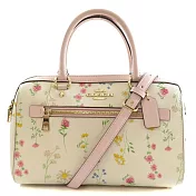 COACH 印花皮革兩用包-花卉