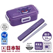 【百科良品】日本製 精靈寶可夢 耿鬼 保鮮便當盒530ML+環保筷子18CM(日本境內版)