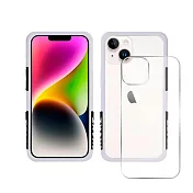 Telephant太樂芬 iPhone 14/13 共用 EPI 水波紋抗污防摔手機殼 白熊貓