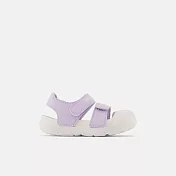 New Balance 809 男女小童休閒涼鞋-白紫-NW809LC-W 16 白色