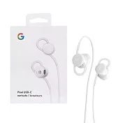 Google Pixel USB-C 原廠耳塞式耳機 (台灣公司貨) 白色
